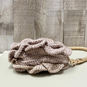 Crocheted Rose Bag