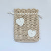 Crochet Drawstring Pouch