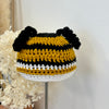 Knit Baby Bee Hat