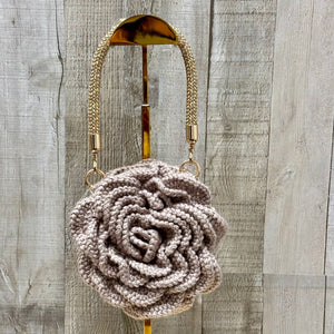 Crocheted Rose Bag