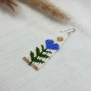 Handwoven Seed Bead Earrings