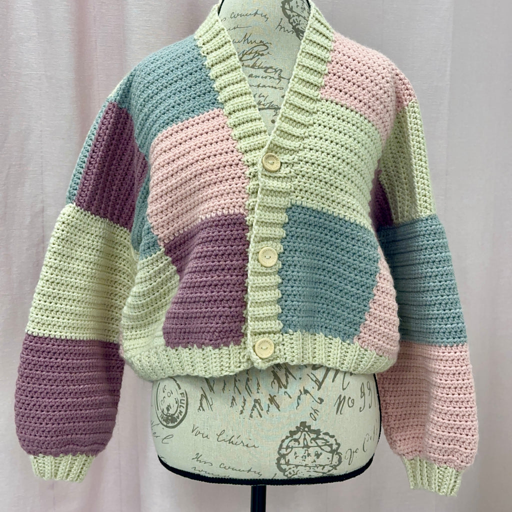 Color Block Cardigan