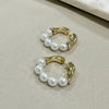 Hoop Pearl Earrings