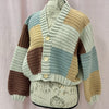 Color Block Cardigan