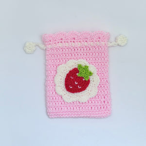 Crochet Drawstring Pouch