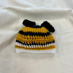 Knit Baby Bee Hat