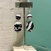 Zebra Dangling Earrings