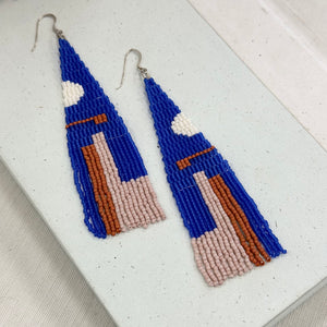 Handwoven Seed Bead Earrings