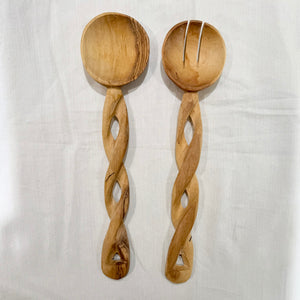 Natural Wood Spoon Set