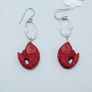 Dangling Fish Earrings