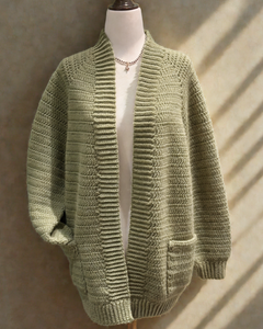 Hand-Crochet Women Cardigan